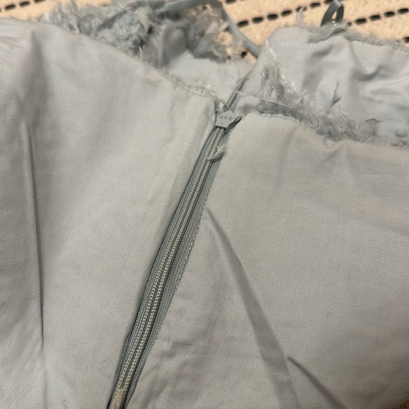 Zara Baby Blue Fluffy Tank Top - Picture 5 of 5